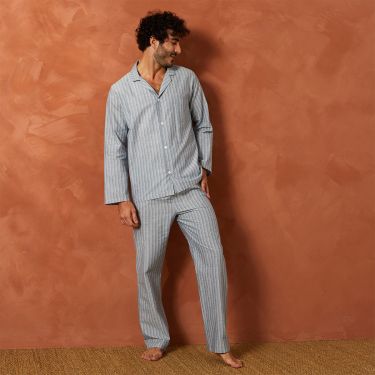 Laurence Tavernier Essentiel Raye Pyjamas Bleu