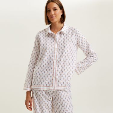 Laurence Tavernier Chora Long Sleeved Pyjamas Blanc