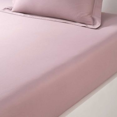 Yves Delorme Triomphe Lila Cotton Sateen 300TC Fitted Sheets