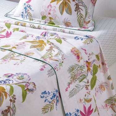 Yves Delorme Flores Flat Sheets