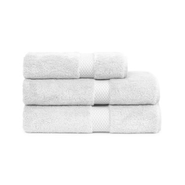 Yves Delorme Etoile Silver Towels