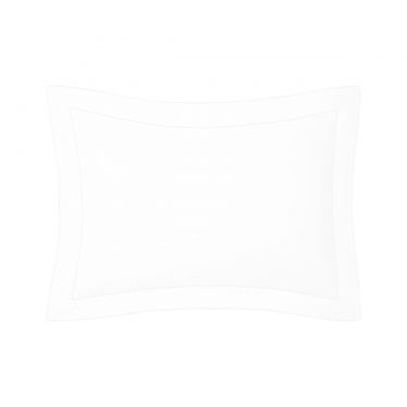 Yves Delorme Flandre Blanc Cotton Percale 200 TC Pillowcases