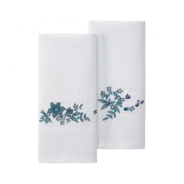 Yves Delorme Sylve Set Of Two Guest Towels