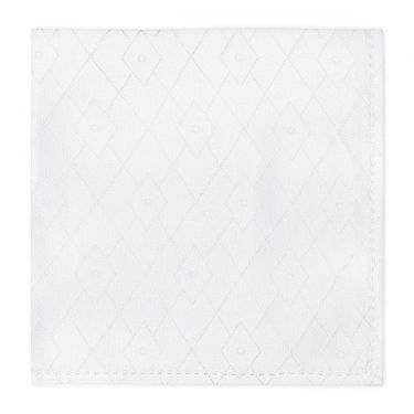 Yves Delorme Couture Anvers White Napkin 