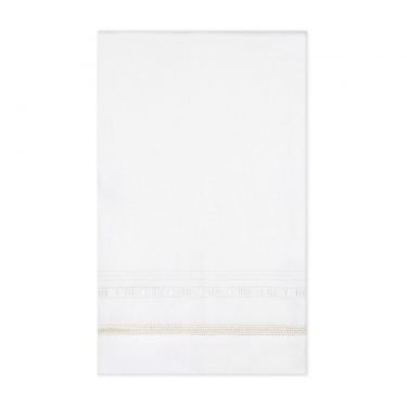Yves Delorme Couture Octave Blanc Guest Towel