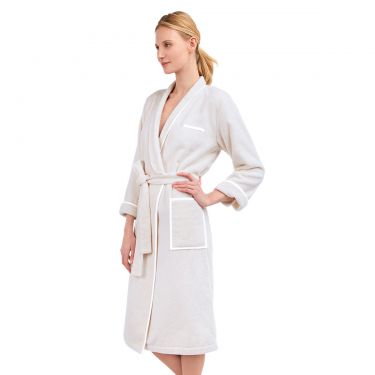 Yves Delorme Couture Adagio Brume Bath Robes