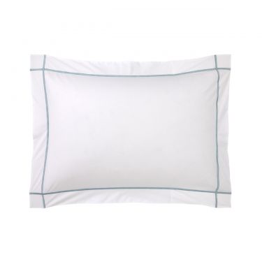 Yves Delorme Athena Horizon Cotton Percale 500 TC Pillowcases