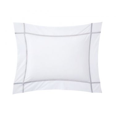 Athena Silver Boudoir Pillowcase