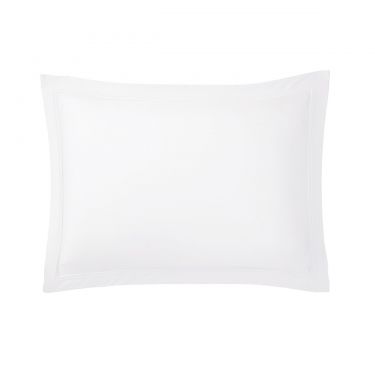 Yves Delorme Triomphe Blanc Cotton Sateen 300 TC Pillowcases